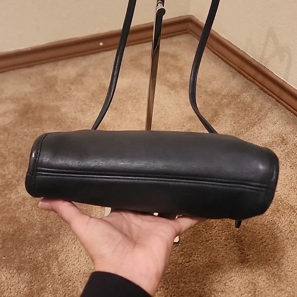 Coach Vintage Kimball Leather Half Moon Crossbody Bag - Picture 9 of 12